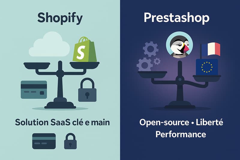 Prestashop ou Shopify, comment choisir ?