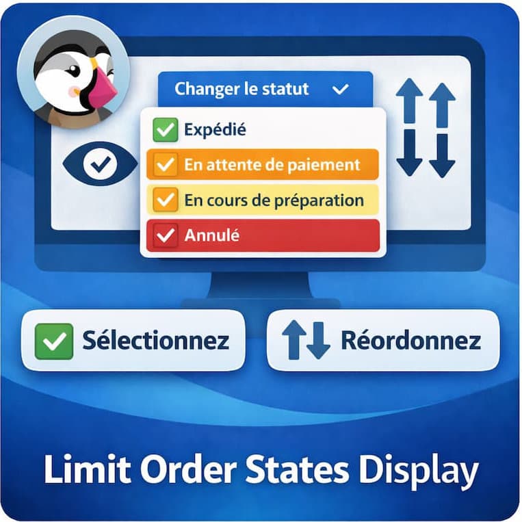 Module PrestaShop Limit Order States Display